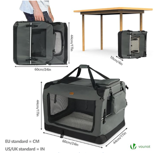 Transportín Perro Gato M Gris