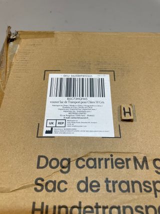 Transportín Perro Gato M Gris