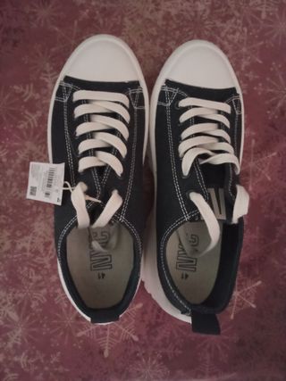 Zapatillas lona mujer talla 41,equivale a 40