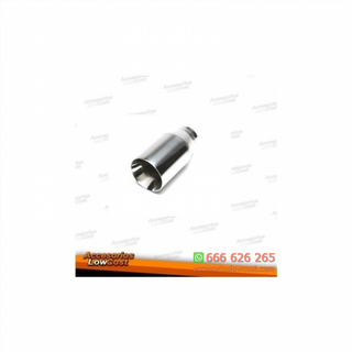 COLA ESCAPE INOX REDONDA DE 100 MM CON BORDE FINO