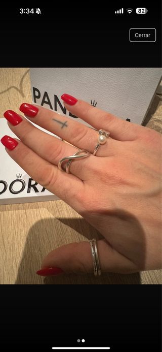 Anillo Pandora Infinito Plata