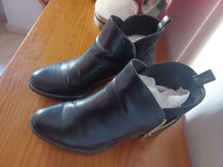Botines Zara Talla 38 Negros
