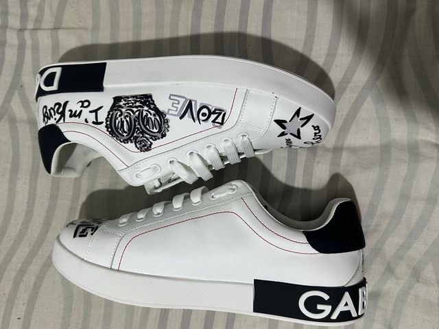 Zapatillas Dolce & Gabbana Blancas y Negras