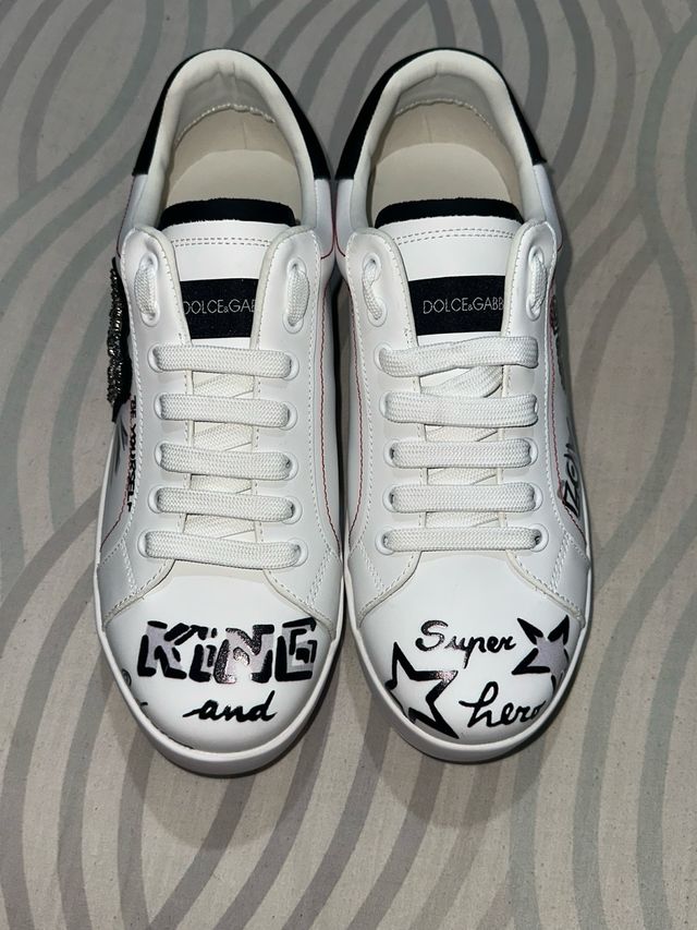 Zapatillas Dolce & Gabbana Blancas y Negras