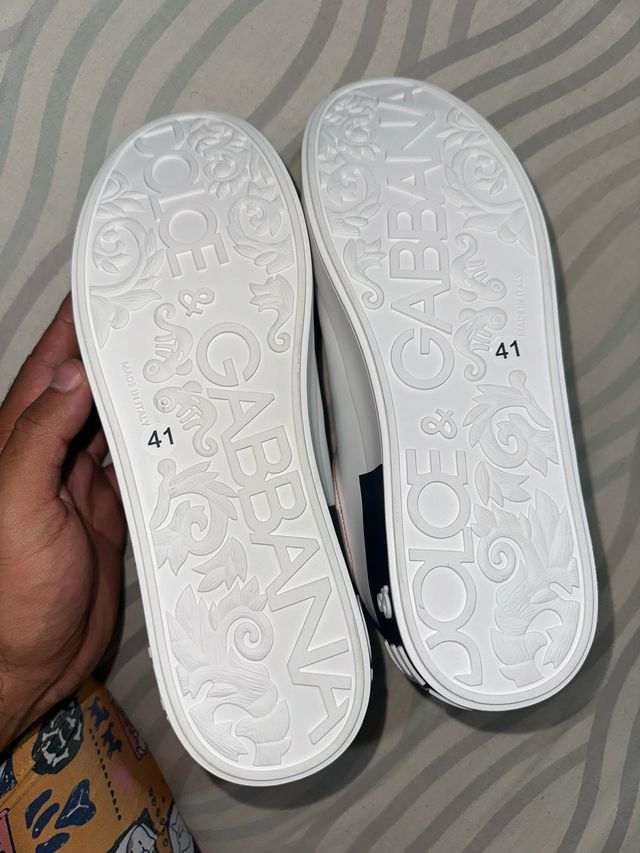 Zapatillas Dolce & Gabbana Blancas y Negras