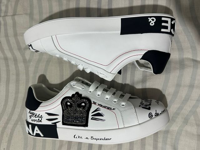 Zapatillas Dolce & Gabbana Blancas y Negras