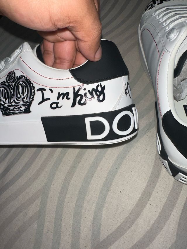 Zapatillas Dolce & Gabbana Blancas y Negras