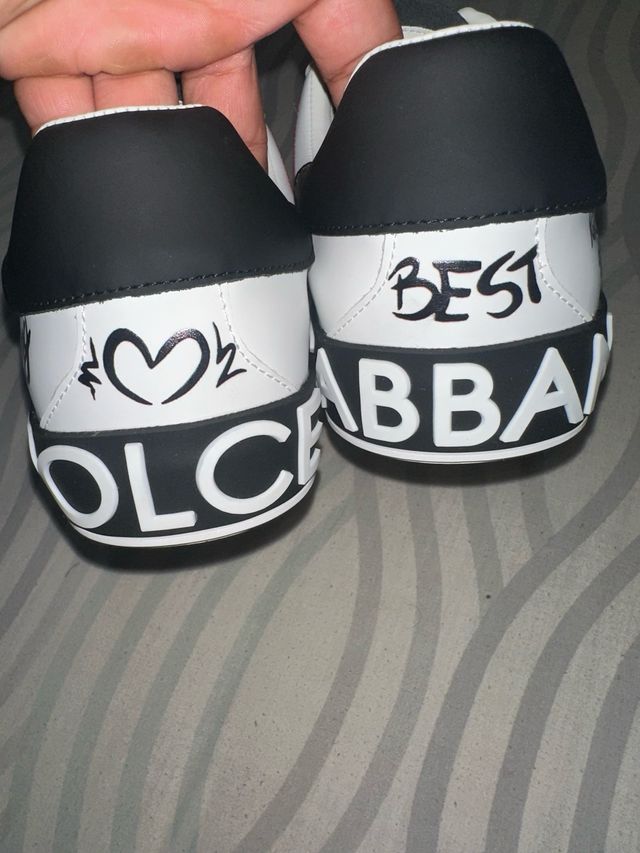 Zapatillas Dolce & Gabbana Blancas y Negras