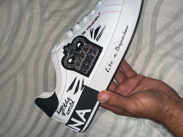 Zapatillas Dolce & Gabbana Blancas y Negras