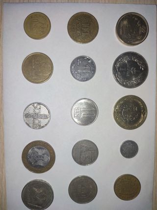 Lote de monedas variadas