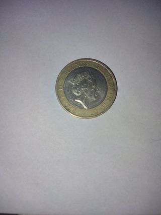 Moneda 2 Libras Isabel II y Shakespeare