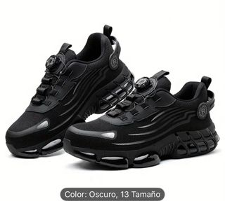 Zapatos de trabajo negros para hombre para trabaja