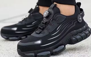 Zapatos de trabajo negros para hombre para trabaja