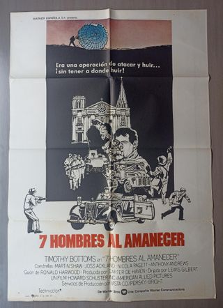 Cartel Cine 7 Hombres al Amanecer