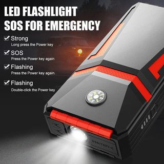 Arrancador de Bateria de coche , moto , SABO-A5 ,1000a 30.000mah, NUEVO
