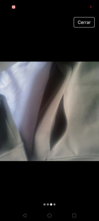 Chaqueta deportiva cremallera verde oliva