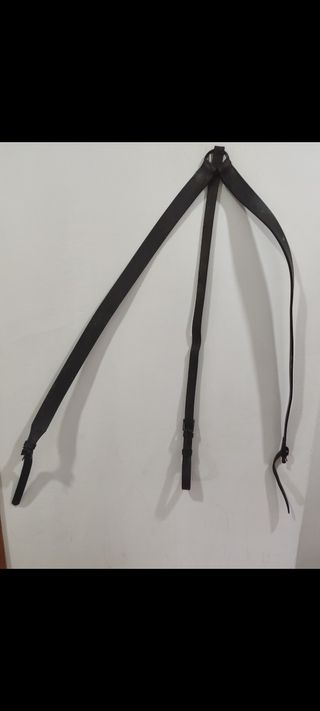 Correas Pechobretal Inglés Cuero Negro Caballos