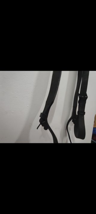 Correas Pechobretal Inglés Cuero Negro Caballos