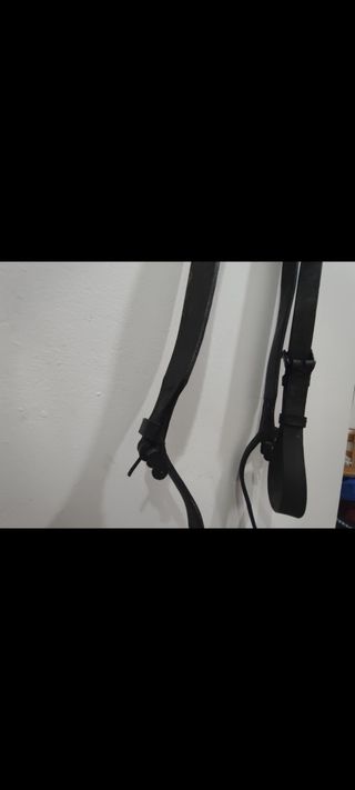 Correas Pechobretal Inglés Cuero Negro Caballos