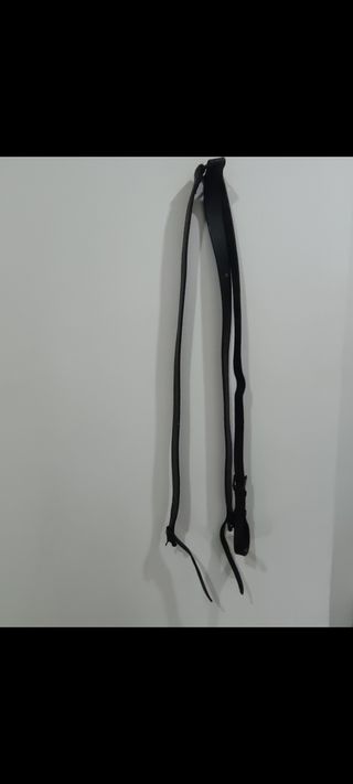 Correas Pechobretal Inglés Cuero Negro Caballos