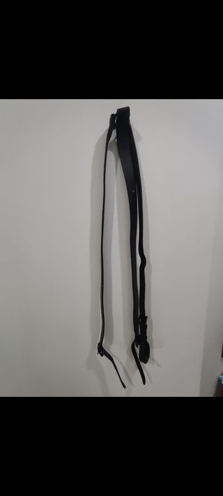 Correas Pechobretal Inglés Cuero Negro Caballos