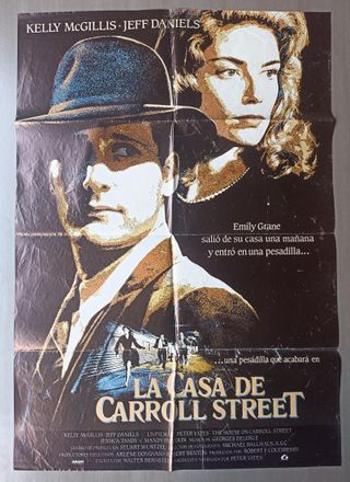 Cartel Cine La Casa de Carroll Street