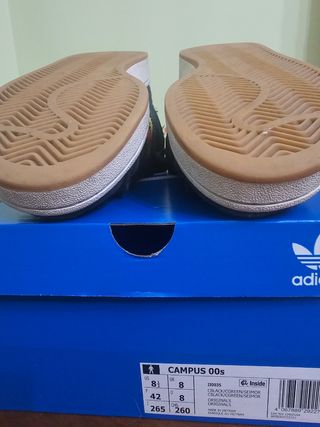 Adidas Campus nere e arancioni