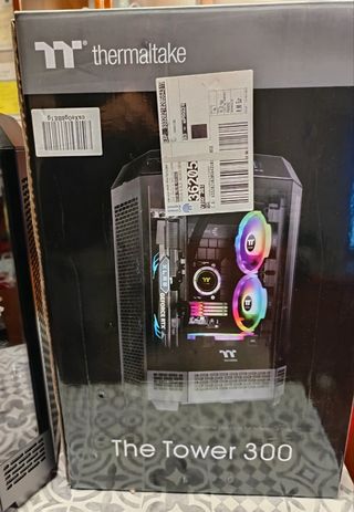 Caja PC Thermaltake The Tower 300 Negra