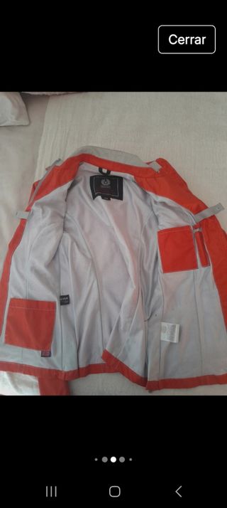 Cazadora Belstaff Naranja Mujer