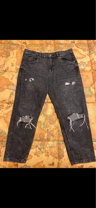 Jeans neri Alcoot strappati