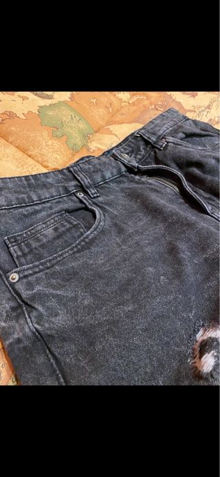 Jeans neri Alcoot strappati