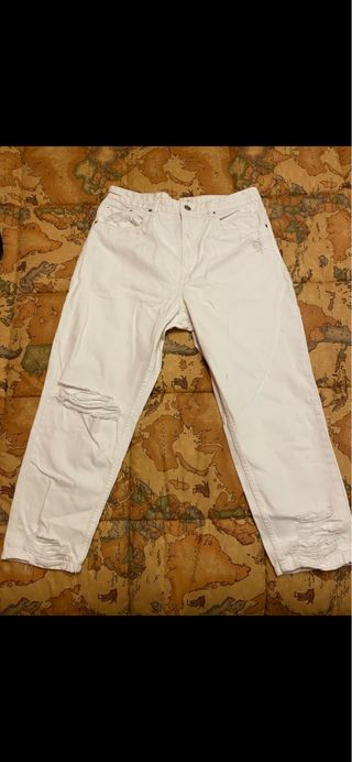 Jeans bianchi Alcot strappati
