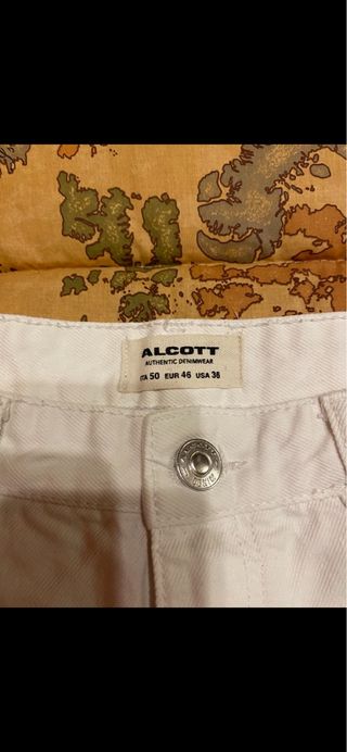 Jeans bianchi Alcot strappati