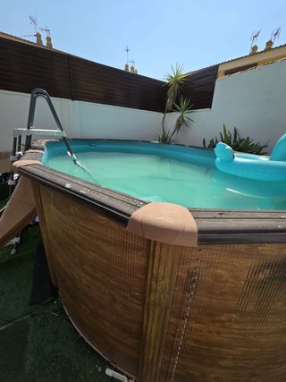 Piscina desmontable acero y plástico