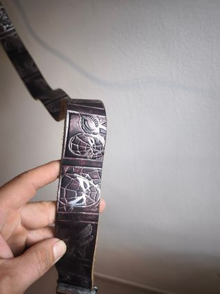 Cinturón Marvel Spiderman Piel Marrón Talla 32