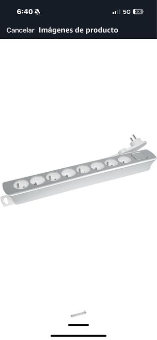 Regleta 8 enchufes con interruptor