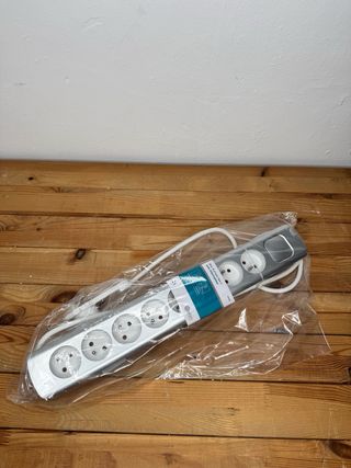 Regleta 8 enchufes con interruptor