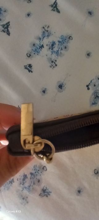 Borsa beige con portamonete in omaggio