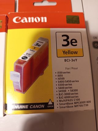 Tintas Canon BCI-3e BK, C, M, Y