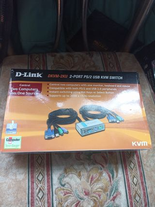 Conmutador D-Link DKVM-2KU