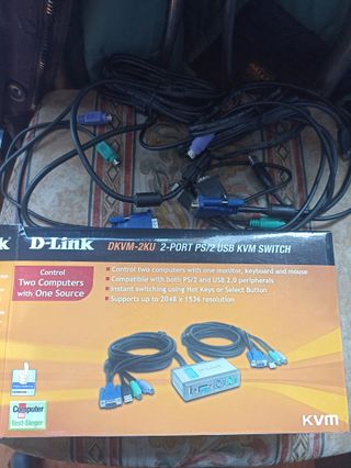 Conmutador D-Link DKVM-2KU