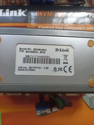 Conmutador D-Link DKVM-2KU