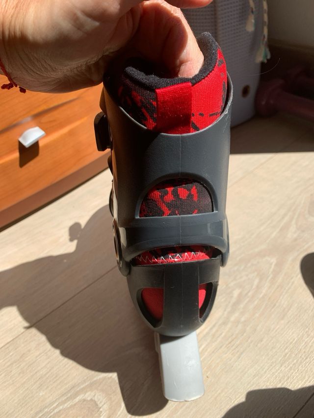 Patines en línea Oxelo rojo/negro 34-36