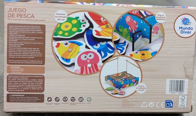 Juego de Pesca Magnético Mundo Diver