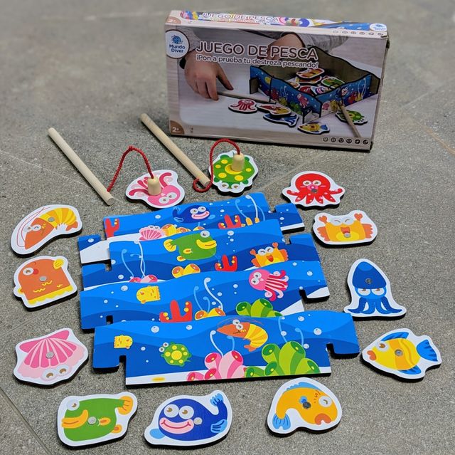 Juego de Pesca Magnético Mundo Diver