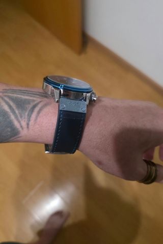 Reloj LIGE de Cuarzo Azul y Plata Impermeable 3Bar