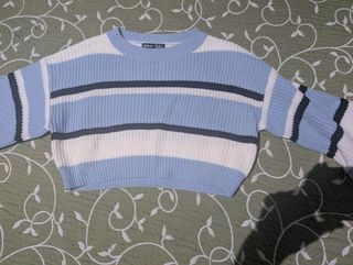 Jersey rayas azul y blanco 