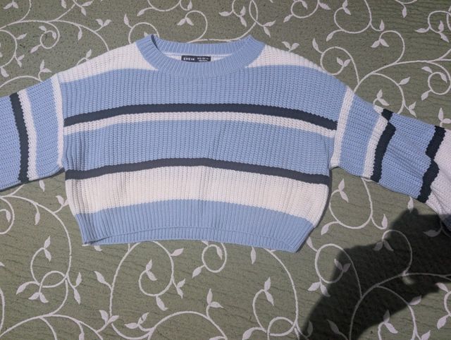 Jersey rayas azul y blanco 