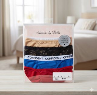 Pack 4 tangas Intimates by Bella Talla M