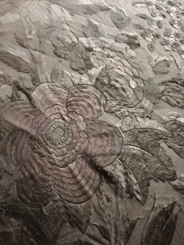 Manton de Manila Negro s XIX